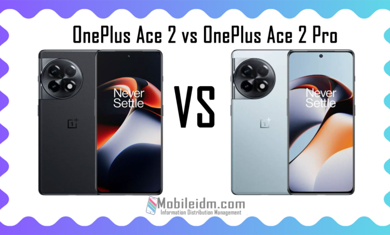 OnePlus Ace 2 vs OnePlus Ace 2 Pro