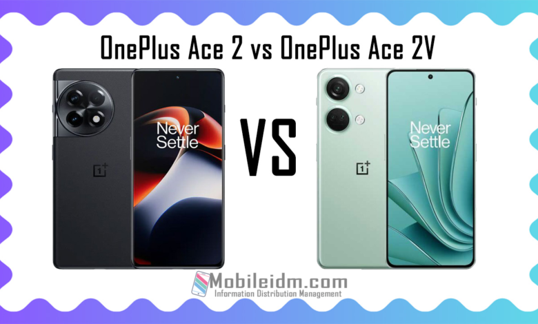 OnePlus Ace 2 vs OnePlus Ace 2V
