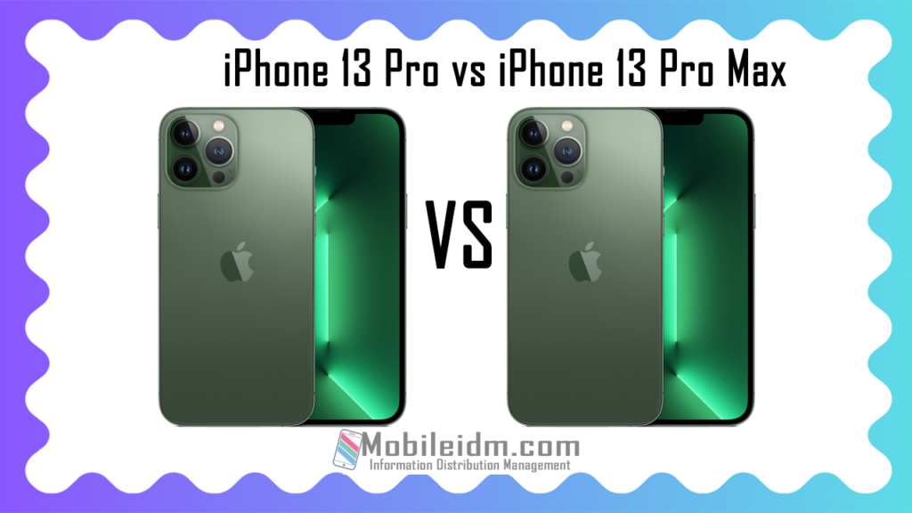 iPhone 13 Pro vs iPhone 13 Pro Max