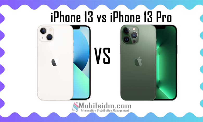 iPhone 13 vs iPhone 13 Pro